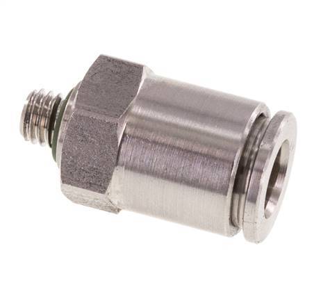 6mm x M 5 RVS Insteekfitting Buitendraad FKM