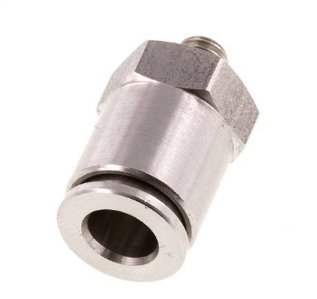 6mm x M 5 RVS Insteekfitting Buitendraad FKM