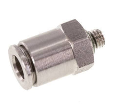 6mm x M 5 RVS Insteekfitting Buitendraad FKM