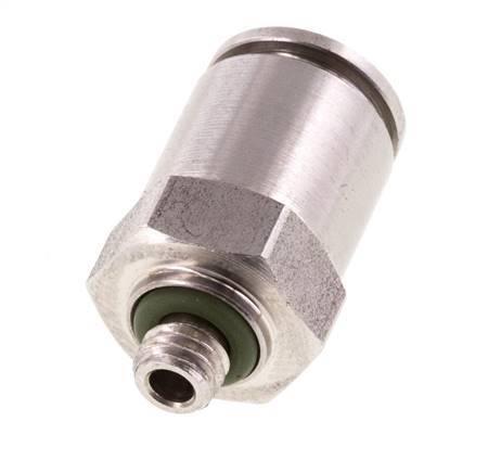 6mm x M 5 RVS Insteekfitting Buitendraad FKM