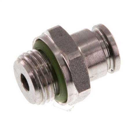 4mm x G1/8'' RVS Insteekfitting Buitendraad FKM
