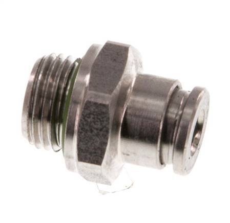 4mm x G1/8'' RVS Insteekfitting Buitendraad FKM