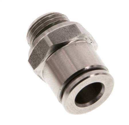 6mm x G1/8'' RVS Insteekfitting Buitendraad FKM