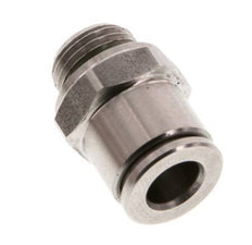 6mm x G1/8'' RVS Insteekfitting Buitendraad FKM