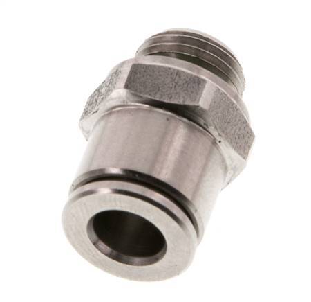 6mm x G1/8'' RVS Insteekfitting Buitendraad FKM