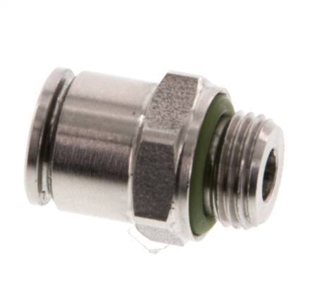 6mm x G1/8'' RVS Insteekfitting Buitendraad FKM