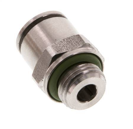6mm x G1/8'' RVS Insteekfitting Buitendraad FKM