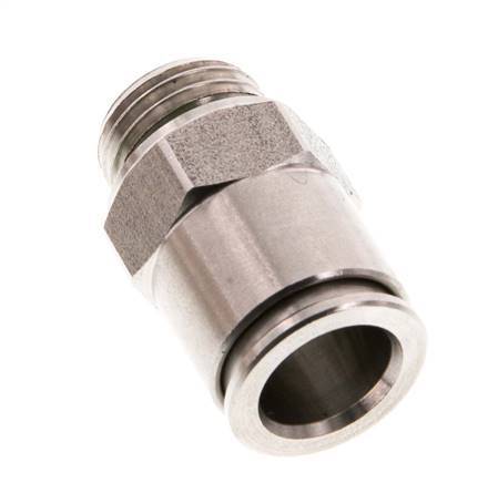 10mm x G1/4'' RVS Insteekfitting Buitendraad FKM