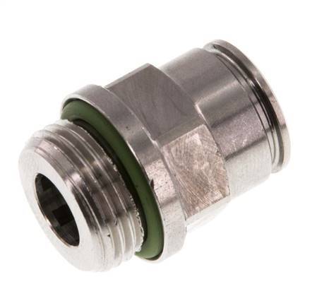 10mm x G3/8'' RVS Insteekfitting Buitendraad FKM