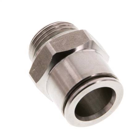 12mm x G3/8'' RVS Insteekfitting Buitendraad FKM