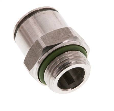 12mm x G3/8'' RVS Insteekfitting Buitendraad FKM
