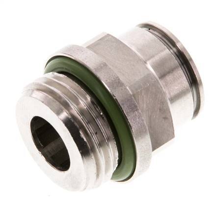 12mm x G1/2'' RVS Insteekfitting Buitendraad FKM