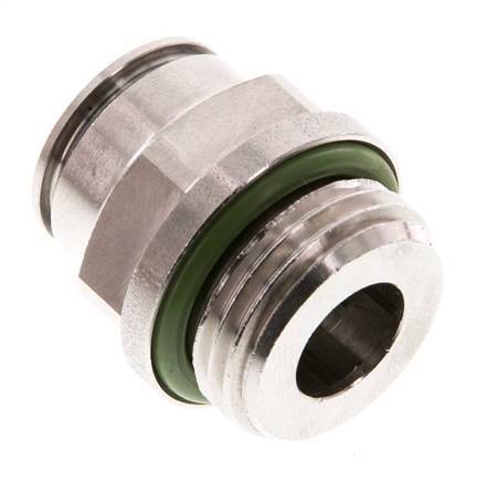 12mm x G1/2'' RVS Insteekfitting Buitendraad FKM