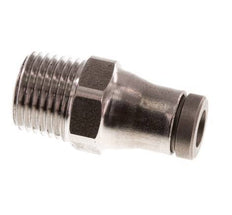 4mm x 1/8'' NPT RVS Insteekfitting Buitendraad FKM