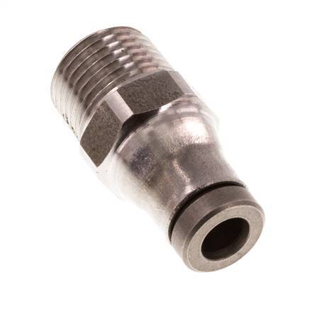 4mm x 1/8'' NPT RVS Insteekfitting Buitendraad FKM