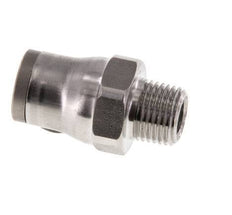 8mm x 1/8'' NPT RVS Insteekfitting Buitendraad FKM