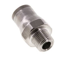 8mm x 1/8'' NPT RVS Insteekfitting Buitendraad FKM