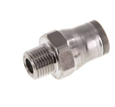 8mm x 1/8'' NPT RVS Insteekfitting Buitendraad FKM