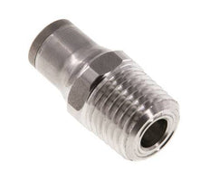 6mm x 1/4'' NPT RVS Insteekfitting Buitendraad FKM