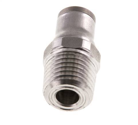 6mm x 1/4'' NPT RVS Insteekfitting Buitendraad FKM