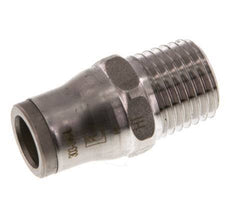 8mm x 1/4'' NPT RVS Insteekfitting Buitendraad FKM