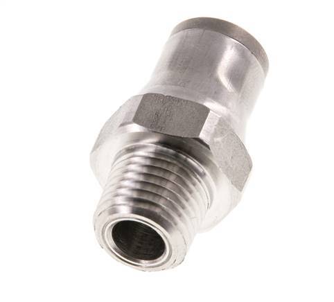 10mm x 1/4'' NPT RVS Insteekfitting Buitendraad FKM