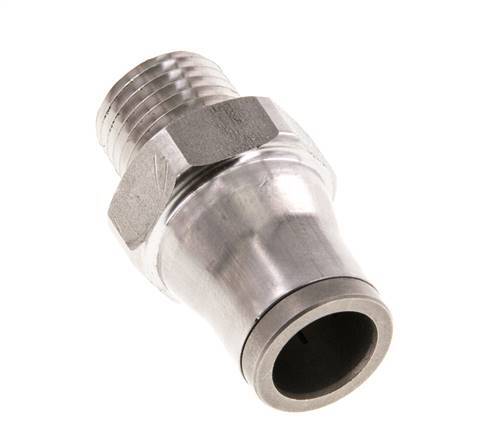 10mm x 1/4'' NPT RVS Insteekfitting Buitendraad FKM