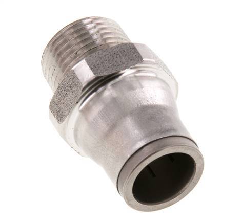 12mm x 3/8'' NPT RVS Insteekfitting Buitendraad FKM