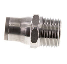 12mm x 1/2'' NPT RVS Insteekfitting Buitendraad FKM