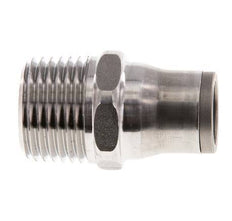 12mm x 1/2'' NPT RVS Insteekfitting Buitendraad FKM
