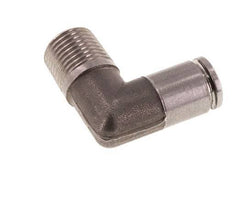 4mm x R1/8'' 90 graden L-verbinding RVS Insteekfitting Buitendraad FKM
