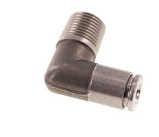 4mm x R1/8'' 90 graden L-verbinding RVS Insteekfitting Buitendraad FKM
