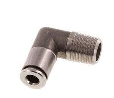 4mm x R1/8'' 90 graden L-verbinding RVS Insteekfitting Buitendraad FKM