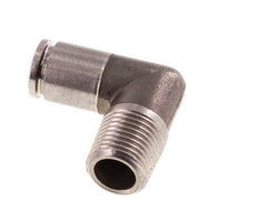 4mm x R1/8'' 90 graden L-verbinding RVS Insteekfitting Buitendraad FKM