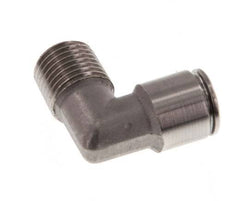 8mm x R1/4'' 90 graden L-verbinding RVS Insteekfitting Buitendraad FKM