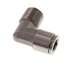 8mm x R1/4'' 90 graden L-verbinding RVS Insteekfitting Buitendraad FKM