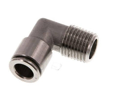 8mm x R1/4'' 90 graden L-verbinding RVS Insteekfitting Buitendraad FKM