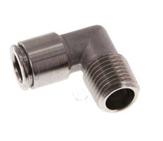 8mm x R1/4'' 90 graden L-verbinding RVS Insteekfitting Buitendraad FKM
