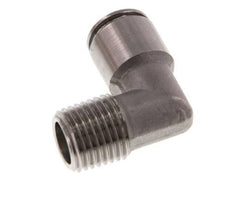 8mm x R1/4'' 90 graden L-verbinding RVS Insteekfitting Buitendraad FKM