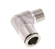 10mm x R1/4'' 90 graden L-verbinding RVS Insteekfitting Buitendraad FKM