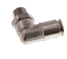 6mm x R1/8'' 90 graden L-verbinding RVS Insteekfitting Buitendraad Draaibaar FKM