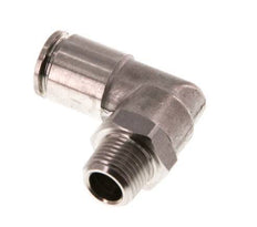 6mm x R1/8'' 90 graden L-verbinding RVS Insteekfitting Buitendraad Draaibaar FKM