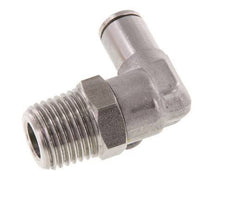 4mm x R1/4'' 90 graden L-verbinding RVS Insteekfitting Buitendraad Draaibaar FKM