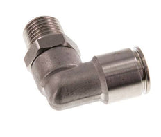 10mm x R1/4'' 90 graden L-verbinding RVS Insteekfitting Buitendraad Draaibaar FKM