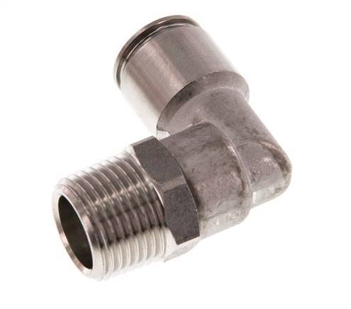 10mm x R3/8'' 90 graden L-verbinding RVS Insteekfitting Buitendraad Draaibaar FKM