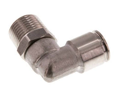 10mm x R3/8'' 90 graden L-verbinding RVS Insteekfitting Buitendraad Draaibaar FKM