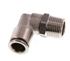 10mm x R3/8'' 90 graden L-verbinding RVS Insteekfitting Buitendraad Draaibaar FKM