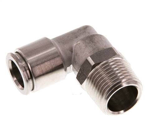 10mm x R3/8'' 90 graden L-verbinding RVS Insteekfitting Buitendraad Draaibaar FKM
