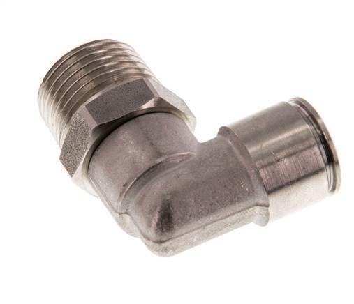 12mm x R1/2'' 90 graden L-verbinding RVS Insteekfitting Buitendraad Draaibaar FKM