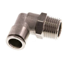 12mm x R1/2'' 90 graden L-verbinding RVS Insteekfitting Buitendraad Draaibaar FKM